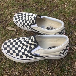 checkered vans